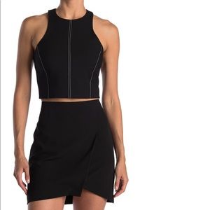 Cinq a Sept Amber Sleeveless Crop Top